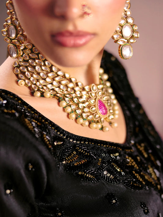 Black Ombre Tissue Silk Saree with Heavy Embroidered Work Saree.