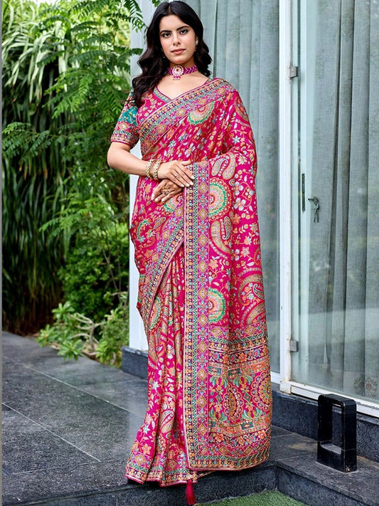 Banarasi Art Silk Embroidered Saree
