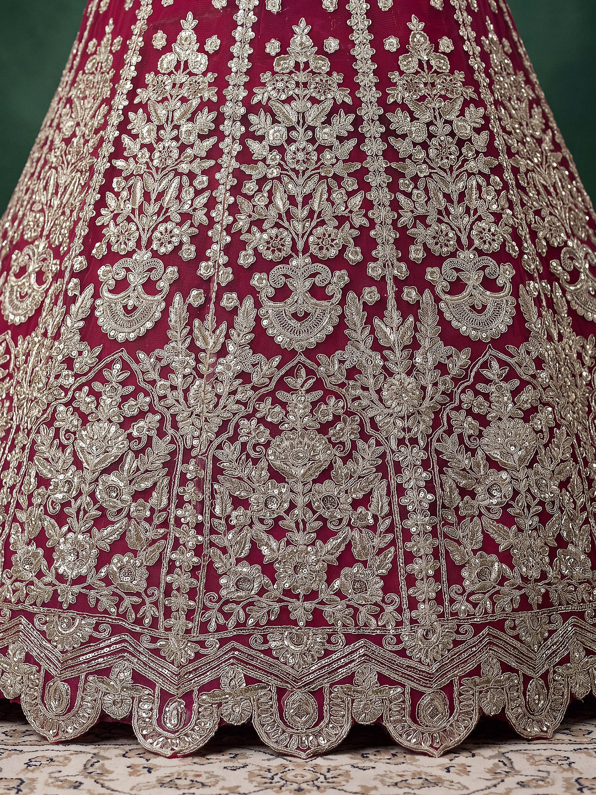 Pink Soft Net Semi-Stitched Lehenga Choli with Dupatta