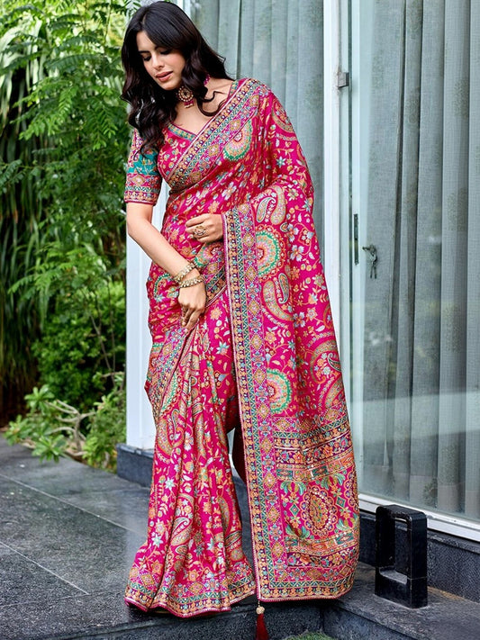 Banarasi Art Silk Embroidered Saree