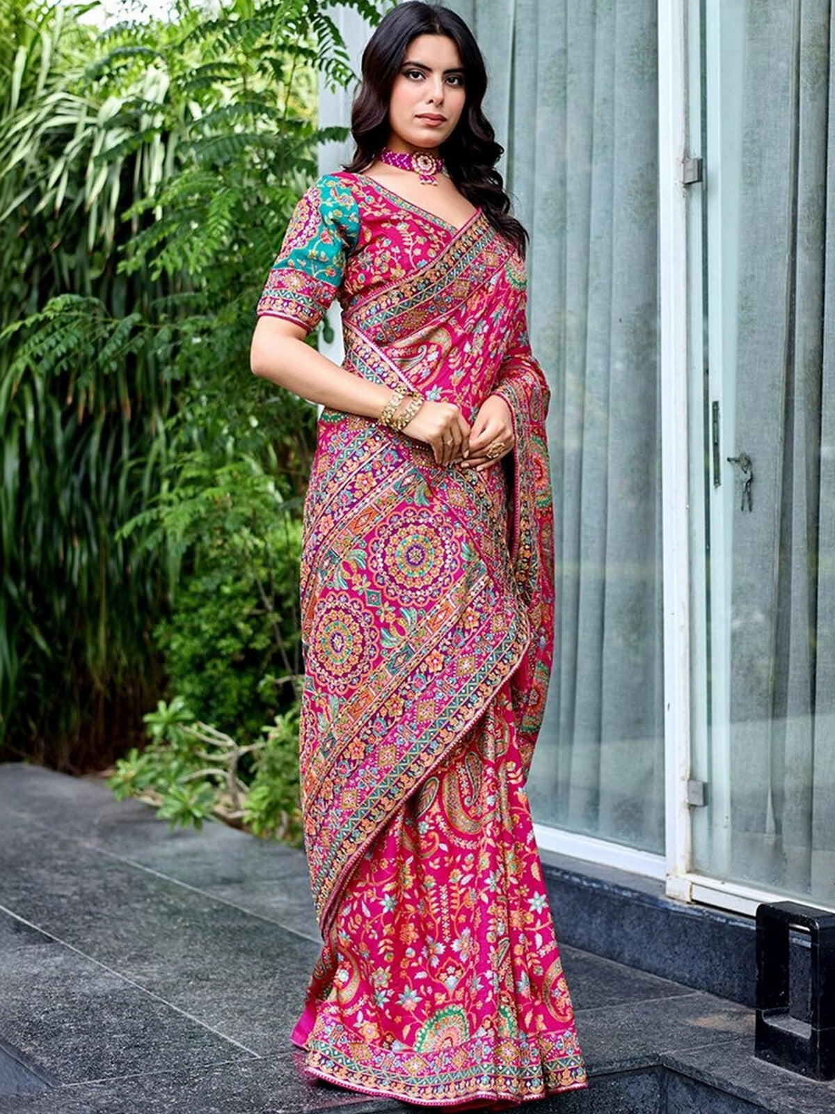 Banarasi Art Silk Embroidered Saree
