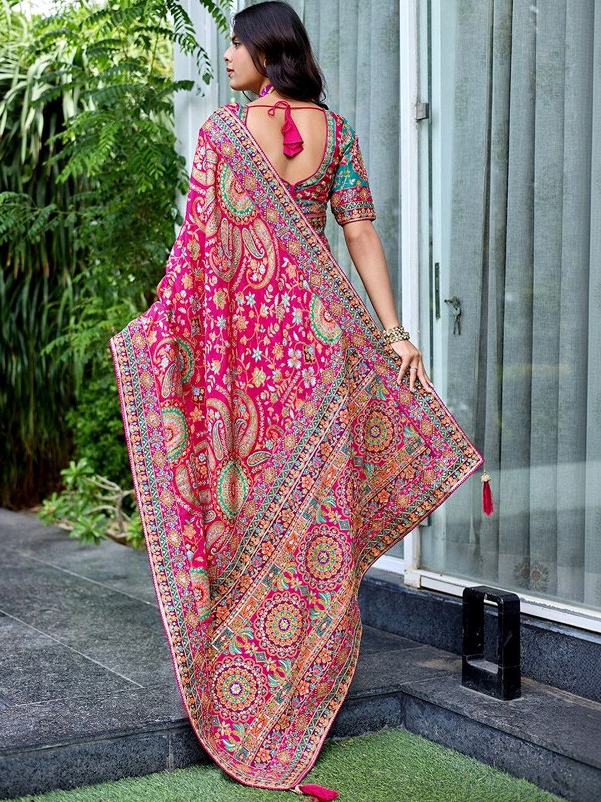 Banarasi Art Silk Embroidered Saree